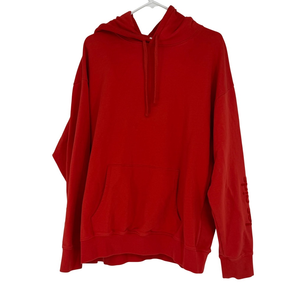 Les Girls Les Boys Red Oversized Hoodie‎ Sweatshirt Mens XL Portugal Oversized